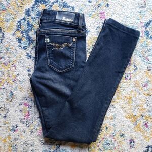 BRAPPERS tight straight leg jeans embellished pockets